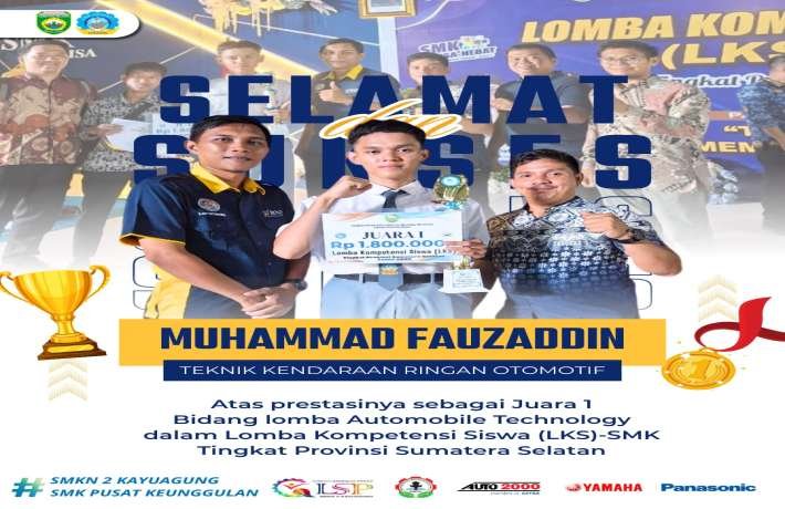 Prestasi Juara 1 Lomba Automobile Tekhnology dalam perlombaan Lomba Kompetensi Siswa (LKS) Tingkat P
